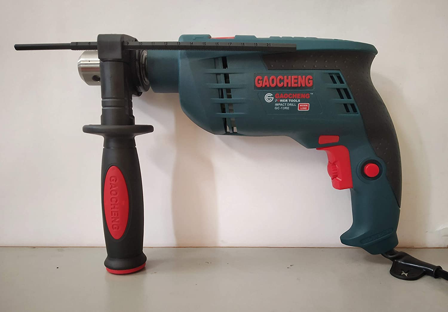 Gaocheng GC 13RE Impact Drill with soft grip 750 W 13 mm chuck